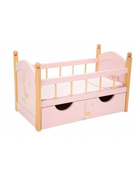 Arias Nature Doll Bed with Drawer – 21584 Arias Toys
