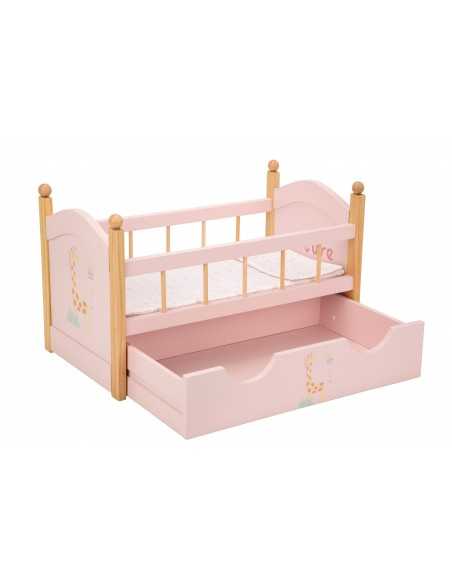 Arias Nature Doll Bed with Drawer – 21584 Arias Toys