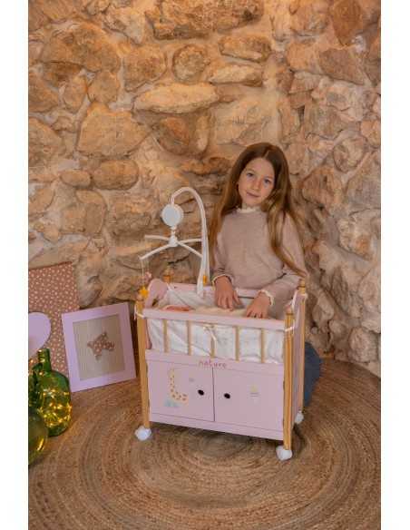 Arias Nature Doll Cot / Wardrobe with Carousel – 21586 Arias Toys