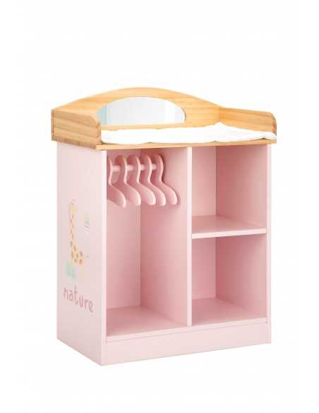 Arias Nature Doll Coat Rack / Changing Table (with 5 Hangers) – 21587 Arias Toys