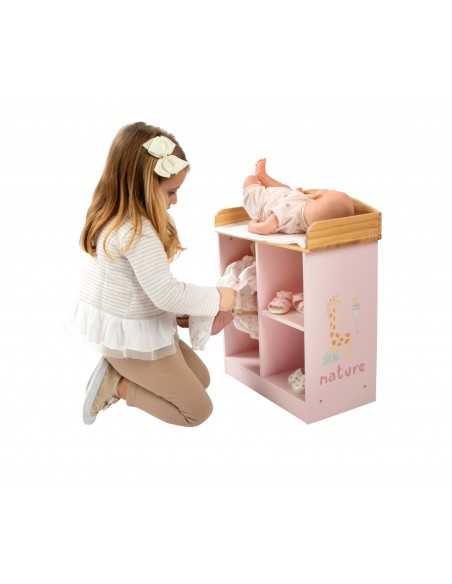 Arias Nature Doll Coat Rack / Changing Table (with 5 Hangers) – 21587 Arias Toys