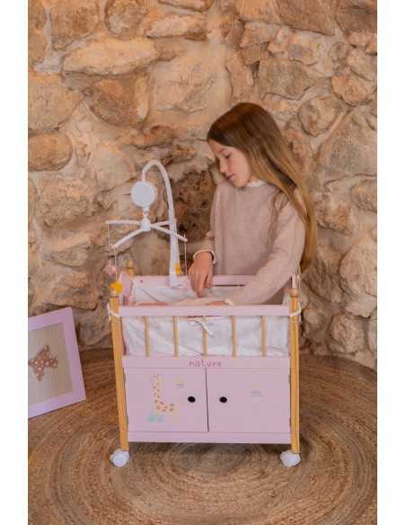 Arias Nature Doll Cot / Wardrobe with Carousel – 21586 Arias Toys