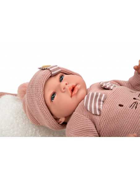 Arias Elegance Doll 40 cm Andie Pink with Blanket (Weighted Doll) - 60802 Arias Toys