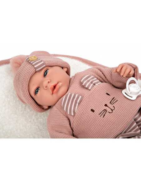 Arias Elegance Doll 40 cm Andie Pink with Blanket (Weighted Doll) - 60802 Arias Toys