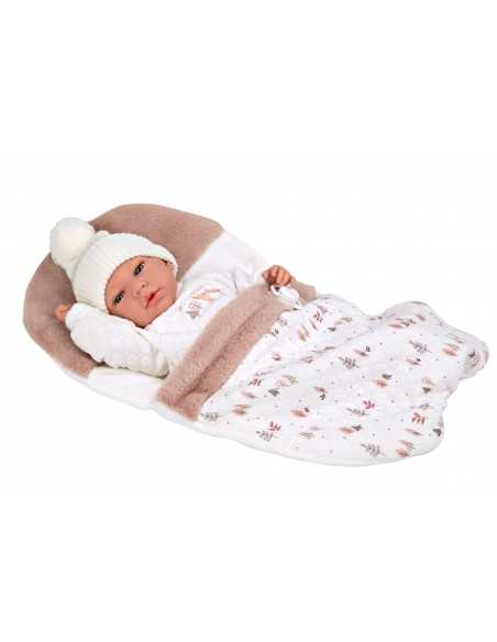 Arias Elegance Doll 40 cm Andie Pink with Sleeping Bag (Weighted Doll) - 60821 Arias Toys