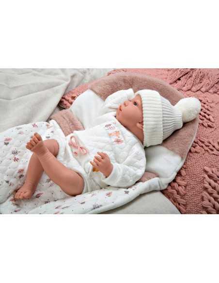 Arias Elegance Doll 40 cm Andie Pink with Sleeping Bag (Weighted Doll) - 60821 Arias Toys