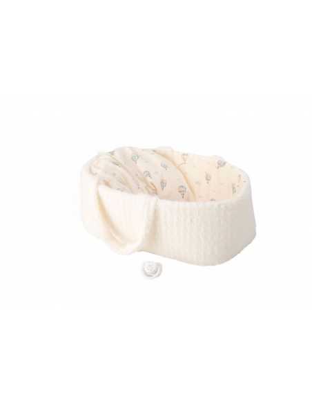 Arias Elegance Doll 33 cm Gadi Blue with Carrycot (Vinyl Body, Boy) - 60893 Arias Toys