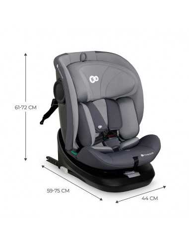 kinderKraft I-GROW Car seat i Size-Grey kinderKraft I-GROW Car seat i Size-Grey