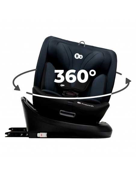 kinderKraft I-GROW Car seat i Size-Black kinderkraft