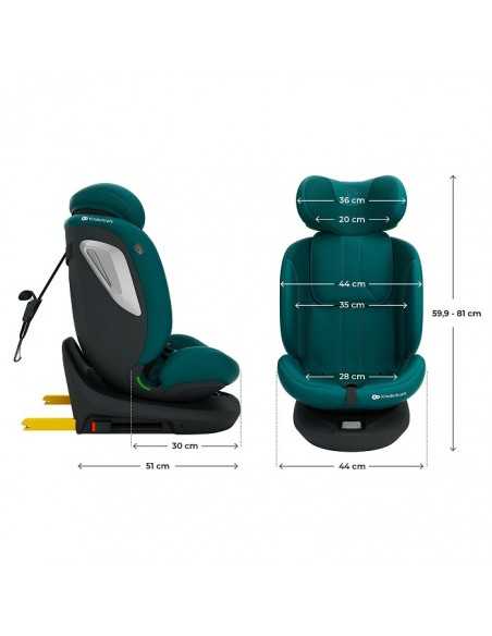 Kinderkraft I-GROW 2 Car seat PLUS i Size-Green kinderkraft