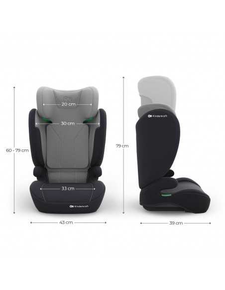 Kinderkraft I SPARK 2 PLUS Car seat i Size-Grey kinderkraft