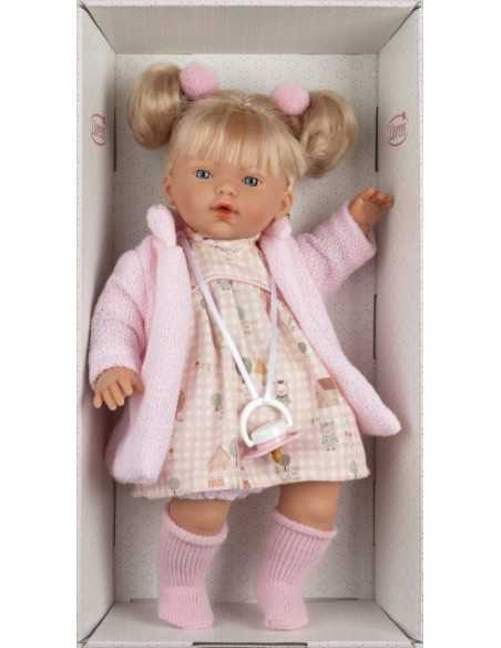 Llorens Doll Crying Doll 33cm Roberta -Pink (33168) Llorens Dolls