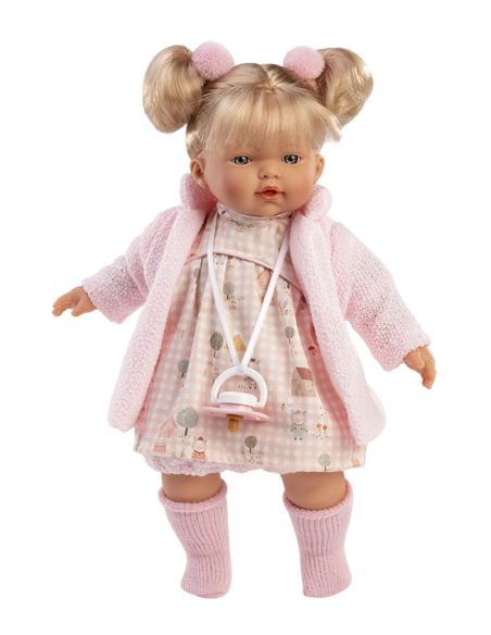 Llorens Doll Crying Doll 33cm Roberta -Pink (33168) Llorens Dolls