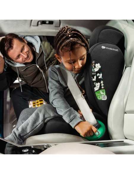 Kinderkraft JUNIOR FIX 2 PLUS Car seat i Size-Black kinderkraft