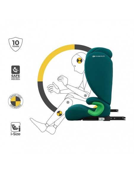 Kinderkraft JUNIOR FIX 2 PLUS Car seat i Size-Green kinderkraft