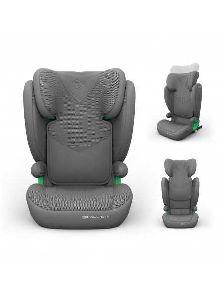 Kinderkraft JUNIOR FIX 2 PLUS Car seat i Size-Grey kinderkraft