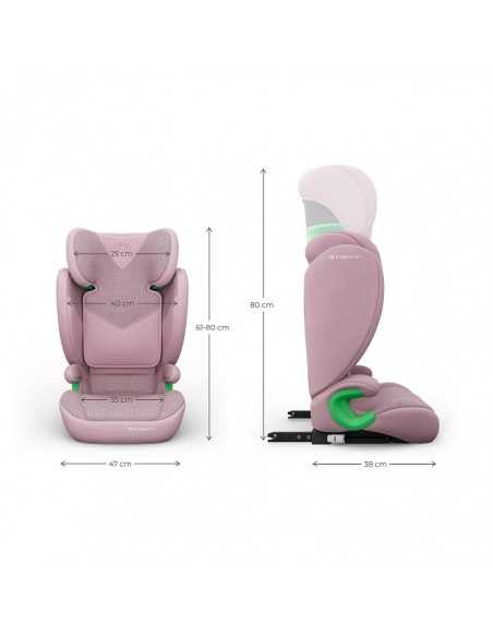 Kinderkraft JUNIOR FIX 2 PLUS Car seat i Size-Pink kinderkraft