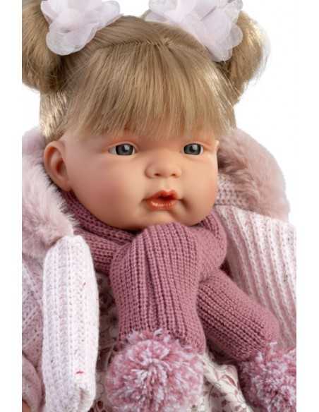 Llorens Doll Joelle Crying Doll 38cm - Pink (38372) Llorens Dolls