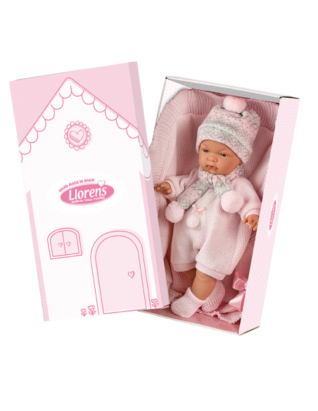 Llorens Doll Crying Doll Joelle 38cm- Pink (38938) Llorens Dolls