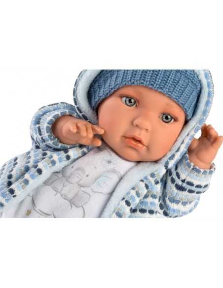 Llorens Dolls Crying Doll Enzo 42cm - Blue (42405) Llorens Dolls