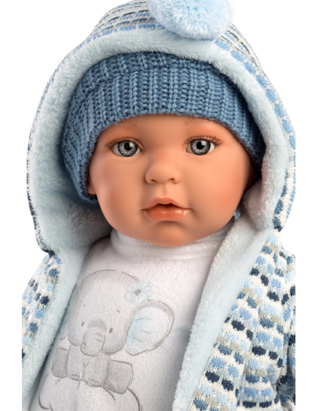 Llorens Dolls Crying Doll Enzo 42cm - Blue (42405) Llorens Dolls