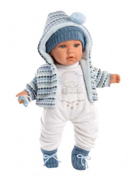 Llorens Dolls Crying Doll Enzo 42cm - Blue (42405) Llorens Dolls