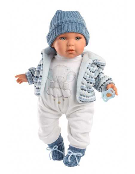 Llorens Dolls Crying Doll Enzo 42cm - Blue (42405) Llorens Dolls