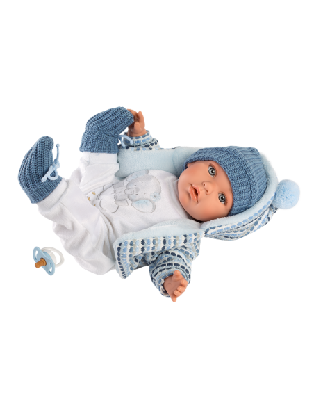 Llorens Dolls Crying Doll Enzo 42cm - Blue (42405) Llorens Dolls