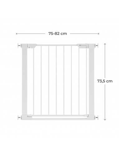 KinderKraft SAFE SNAP Safety Gate-White KinderKraft SAFE SNAP Safety Gate-White