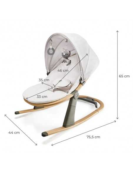 KinderKraft ELSU Baby Bouncer-Grey kinderkraft