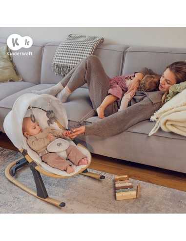 KinderKraft ELSU Baby Bouncer-Grey KinderKraft ELSU Baby Bouncer-Grey