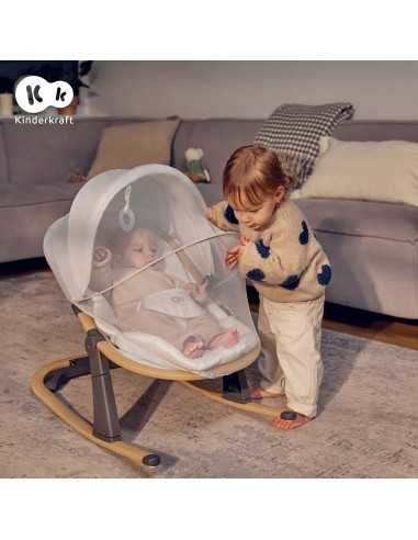 KinderKraft ELSU Baby Bouncer-Grey KinderKraft ELSU Baby Bouncer-Grey