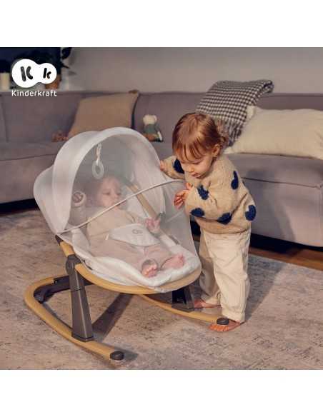 KinderKraft ELSU Baby Bouncer-Grey kinderkraft