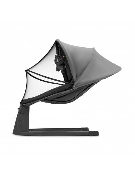 Kinderkarft LUMI 2 Electric rocker bouncer 2in1-Dark Grey kinderkraft