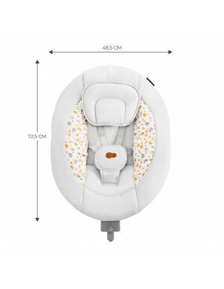 Kinderkarft LUMI 2 Electric rocker bouncer 2in1-Grey kinderkraft