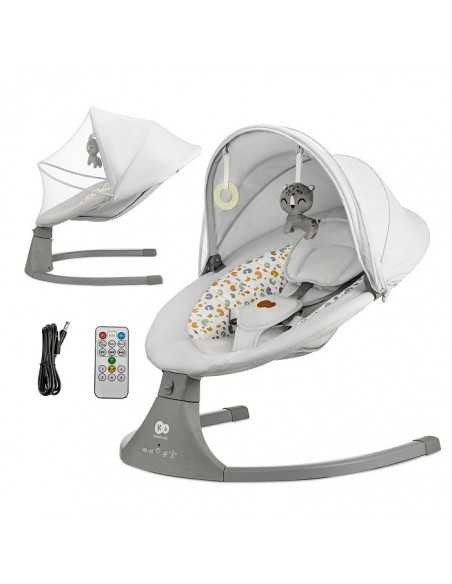 Kinderkarft LUMI 2 Electric rocker bouncer 2in1-Grey kinderkraft