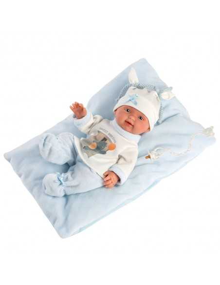 Llorens Dolls 26cm - Sweet Dreams Baby with Cushion - Blue (26311) Llorens Dolls