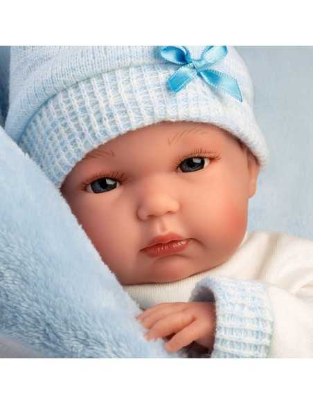 Llorens Doll 35cm – Baby Doll with Cushion - Blue (63507) Llorens Dolls