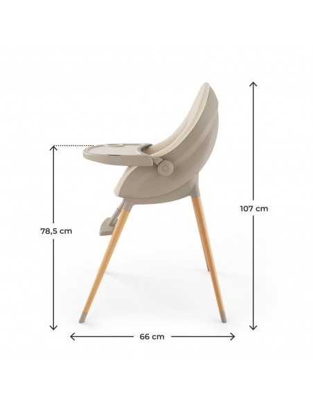 Kinderkraft FINI UP 2 in 1 Feeding Chair-Beige kinderkraft
