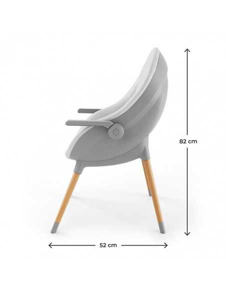 Kinderkraft FINI UP 2 in 1 Feeding Chair-Grey kinderkraft