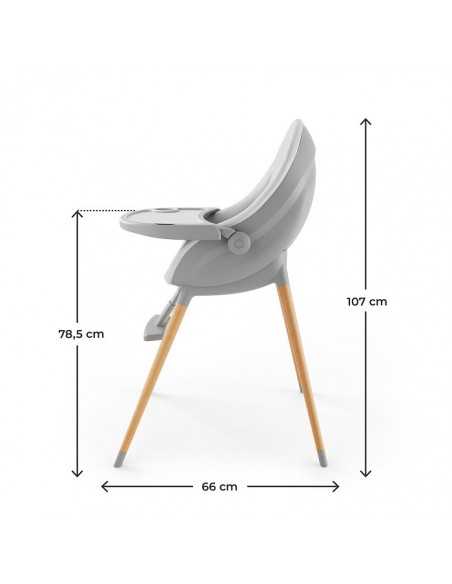 Kinderkraft FINI UP 2 in 1 Feeding Chair-Grey kinderkraft