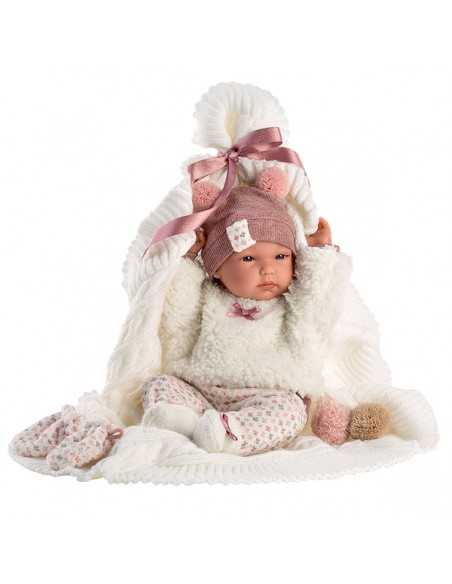 Llorens Dolls 35cm - Newborn Bimba Baby with Blanket - Pink (63576) Llorens Dolls