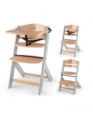 Kinderkraft ENOCK High Chair-Wooden Grey Kinderkraft ENOCK High Chair-Wooden Grey