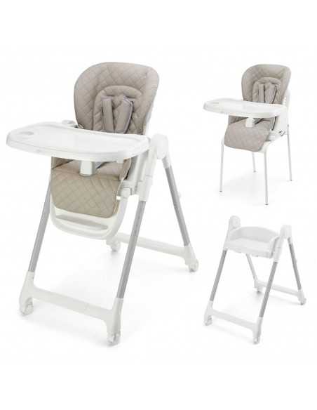 Kinderkraft TULO Multifunctional 3-in-1 high chair-Biege kinderkraft