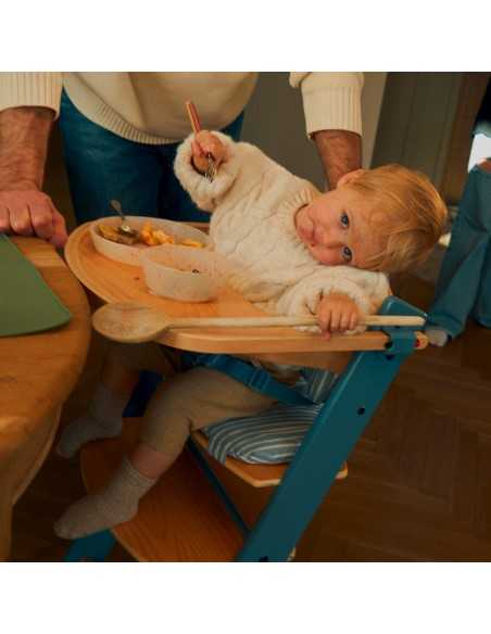 Kinderkraft ENOCK Baby feeding chair with cushion-Nordic Breeze kinderkraft