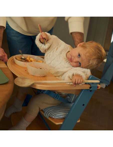 Kinderkraft ENOCK Baby feeding chair with cushion-Nordic Breeze kinderkraft