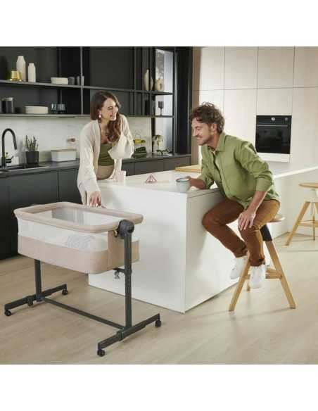 Kinderkraft NESTEE UP 2 Co sleeper crib 2in1-Beige kinderkraft