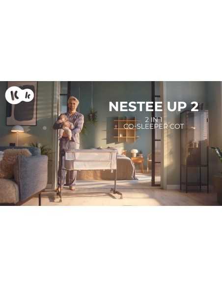 Kinderkraft NESTEE UP 2 Co sleeper crib 2in1-Beige kinderkraft