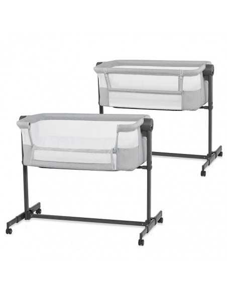 Kinderkraft NESTEE UP 2 Co sleeper crib 2in1-Grey kinderkraft