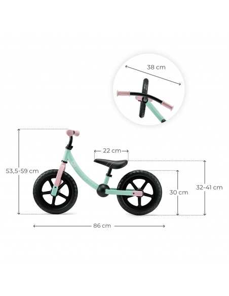 Kinderkraft 2WAY NEXT OFF ROAD Balance bike with big wheels-Mint kinderkraft